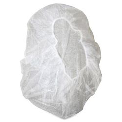 Genuine Joe Nonwoven Bouffant Cap - Recommended For: Hospital, Laboratory - 21" Stretched Diameter - Polypropylene - White - 1000 / Carton