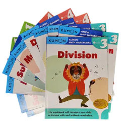 2 Book Kumon Calculation Math Workbooks English Book Math Problems Exercises Teaching Books G1-g4 For Age 6-10 Years new