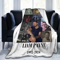 TEMU Liam Eras Tour Flannel Blanket - Sofa, Bed, Office Decor & Pet Hugs - Use Ideal Birthday Or Holiday Gift,