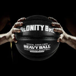 Aggravated Basketball 3lbs Size 7 Indoor Outdoor Special Training Heavy Ball for Improving Ball Handling Dribbling Passing Skill