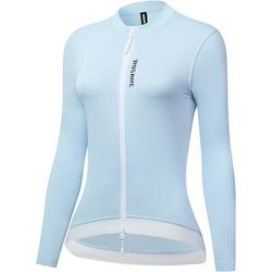 Per donna Giacca da Ciclismo Maglia da Ciclismo Blocco di colori Manica Lunga Bicicletta Maglia Impermeabile con 3 tasche posteriori Mountain Bike MTB Asciugatura Rapida Traspirante Gli sport Giallo