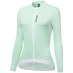 Per donna Giacca da Ciclismo Maglia da Ciclismo Blocco di colori Manica Lunga Bicicletta Maglia Impermeabile con 3 tasche posteriori Mountain Bike MTB Asciugatura Rapida Traspirante Gli sport Giallo