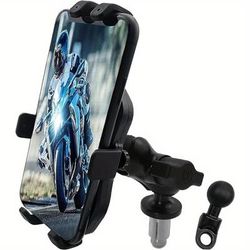 TEMU Motorcycle Phone Mount Gps Navigation Bracket Phone Holder Fork Stem For -r 600 750 1000 Yzf R1 R6 S1000rr Cbr250r 300r For Ninja 400