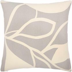 Pontevedra 13"L x 20"W Modern Pillow plush Cotton Medium Gray/Oatmeal/Light Beige/Beige Lumbar Pillow - Boutique Rugs