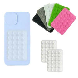 2PCS Universal Silicone Suction Pad Phone Fixed Suction Back Adhesive Rubber Cup Anti Slip Phone