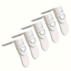 TEMU 5pcs Safe Locks, No Drilling, Non-electric, Battery-free, With No Battery Required, For Cabinets, Drawers, Toilets, Refrigerators, Door, Oven, Kitchen Cupboard, Appliance, And Trash Can