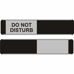 Stewart Superior Indication Sign, "Do Not Disturb" Print/Message, 10" Width x 2" Height (SSCBA104)