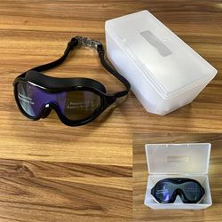TEMU 180° Swimming Goggles - Clear Lens, Leak-proof Swim Goggles For Indoor/outdoor Use, Adult Swimmers, Swimming Goggles|modern Swim Gear| Goggles