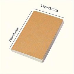 TEMU Extra 200-page Blank Notebook - Soft Cover, Lined Pages, Large Notepad For Drafting, Drawing & Sketching