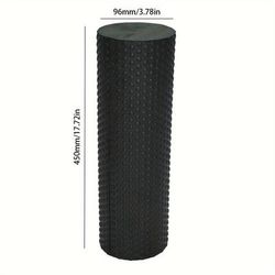 TEMU 1pc Premium Eva Foam Roller - Textured Surface For , | Ideal For Yoga, Pilates & Fitness | In Purple, Blue, Black, Workout Accessories