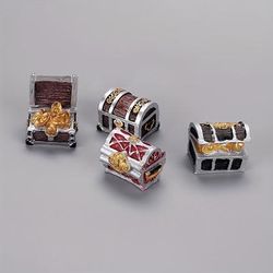 TEMU 4pcs Mini Chests, Micro Landscape, Pirate Gift, Aquarium Mini Resin Cartoon Decoration, Decorative Playset