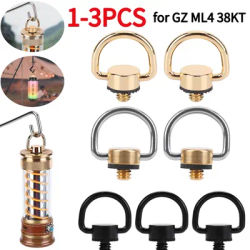Light Stand Hook Stainless Steel Portable Tent Lamp Hanger Outdoor Lantern D Hanging Ring for 38KT Flashlight for ML4 GZ Lamp