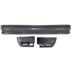 Replacement Valance Plastic Textured Air Deflector, Front, Lower, 1-year unlimited-mileage warranty KIT-080817-139
