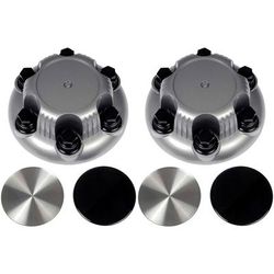Dorman Wheel Center Cap Plastic Gray, Lifetime limited warranty SET-RB909030-2