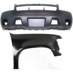 Replacement Fender Steel Primed, Front, Passenger Side, 1-year unlimited-mileage warranty KIT-121717-60