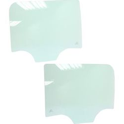 Replacement Door Glass, Rear, Driver & Passenger Side, 1-year unlimited-mileage warranty SET-RC48130001