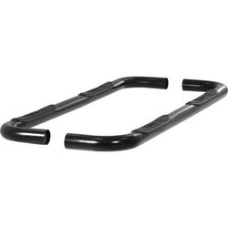 Aries Nerf Bars Stainless Steel Powdercoated Black 3in Side Series, Lifetime limited warranty with 3-year on finish 205008