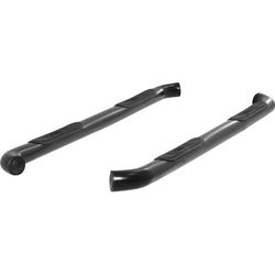 Aries Nerf Bars Stainless Steel Powdercoated Black 3in Side Series, Lifetime limited warranty with 3-year on finish 204075