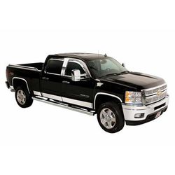 Putco Rocker Panel Trim Stainless Steel Chrome, Lifetime limited warranty 9751311