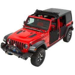 Bestop Summer Top Polymer cloth Black diamond Sunrider for Hardtop, 5-year limited warranty 52454-35