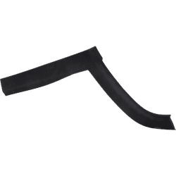 Replacement Door Molding & Beltlines Textured Black, Rear, Passenger Side, 1-year unlimited-mileage warranty RJ49090003