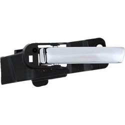 Dorman Interior Door Handle Plastic Chrome Lever with Black Bezel Help Series, Front, Driver Side, Lifetime limited warranty 96474