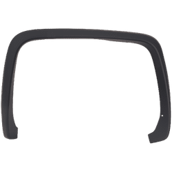 Replacement Fender Trim Plastic Textured Black, Rear, Passenger Side, 1-year unlimited-mileage warranty RG55390005