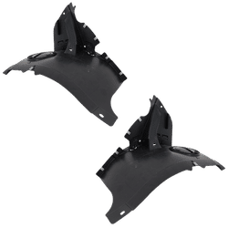 Replacement Fender Liner, Front, Driver & Passenger Side, Front Section, 1-year unlimited-mileage warranty SET-RV22210025