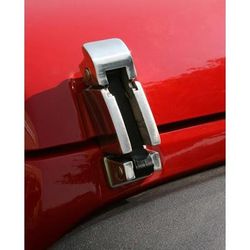 Rugged Ridge Hood Catch Stainless Steel Polished, 5-year limited warranty 11116.06