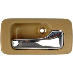Dorman Interior Door Handle Plastic Tan bezel with chrome lever Help Series, Front, Passenger Side, Lifetime limited warranty 77803
