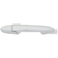 Replacement Exterior Door Handle Chrome, Front, Passenger Side, 1-year unlimited-mileage warranty RH46250103K