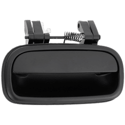 Replacement Exterior Door Handle Plastic Smooth Black, Rear, Driver Side, 1-year unlimited-mileage warranty RT49150032K