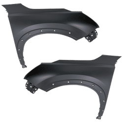 Replacement Fender Aluminum Primed, Front, Driver & Passenger Side, 1-year unlimited-mileage warranty SET-RA22010033