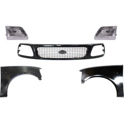 Replacement Fender Steel Primed, Front, Driver & Passenger Side, 1-year unlimited-mileage warranty KIT-022423-852