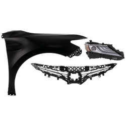 Replacement Fender Steel Primed, Front, Passenger Side, 1-year unlimited-mileage warranty KIT-031323-13401