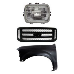 Replacement Fender Steel Primed, Front, Driver Side, 1-year unlimited-mileage warranty KIT-022123-37302
