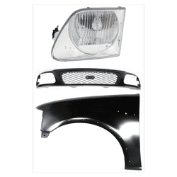 Replacement Grille Assembly Plastic Paintable Grille, 1-year unlimited-mileage warranty KIT-022423-83502