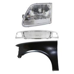 Replacement Grille Assembly Plastic Chrome Grille, 1-year unlimited-mileage warranty KIT-022423-99202