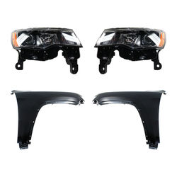 Replacement Fender Steel Primed, Front, Driver & Passenger Side, 1-year unlimited-mileage warranty KIT-030823-3603