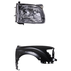 Replacement Fender Steel Primed, Front, Passenger Side, 1-year unlimited-mileage warranty KIT-031323-17404