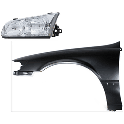 Replacement Fender Steel Primed, Front, Driver Side, 1-year unlimited-mileage warranty KIT-031323-9405
