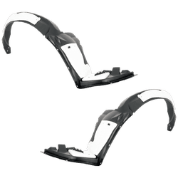 Replacement Fender Liner, Front, Driver & Passenger Side, 1-year unlimited-mileage warranty SET-RC22210115Q