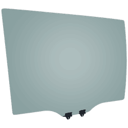 Replacement Door Glass, Rear, Passenger Side, 1-year unlimited-mileage warranty RH48130063