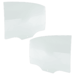 Replacement Door Glass, Rear, Driver & Passenger Side, 1-year unlimited-mileage warranty SET-RH48130065