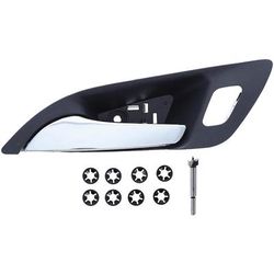 Dorman Interior Door Handle Plastic Beige bezel with chrome lever Help Series, Front, Driver Side, Lifetime limited warranty 15761