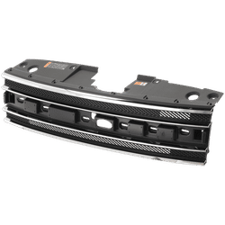 Replacement Grille Assembly Plastic Textured Black Grille, 1-year unlimited-mileage warranty RF07010141