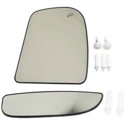Kool Vue Towing Mirror Glass, Passenger Side, Upper & Lower, 1-year limited warranty SET-FD343GR-2