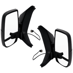 Kool Vue Mirror Textured Black, Driver & Passenger Side, 1-year limited warranty SET-FD523ER