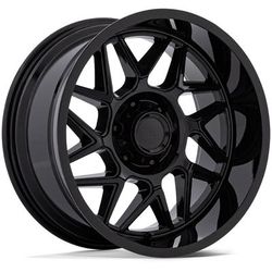 Moto Metal Wheel Aluminum Gloss Black, Lifetime Structural Limited Warranty With 1 Year On Finish MO812BX20908020