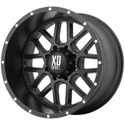 XD Wheel Aluminum Satin Black, Lifetime Limited Warranty on Structure; 1 Year Finish XD82089050718US